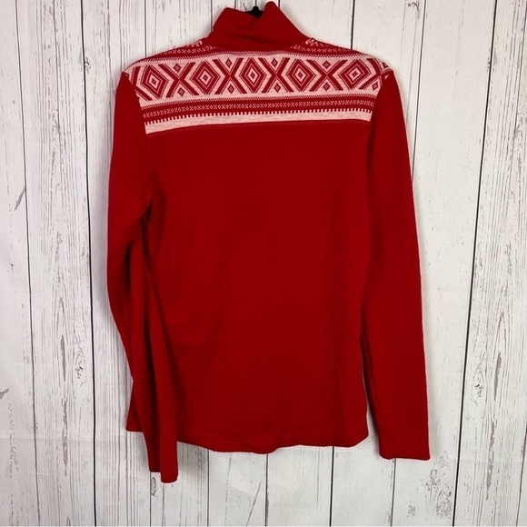 Dale of Norway | quarter zip | red sweater - Picture 8 of 10